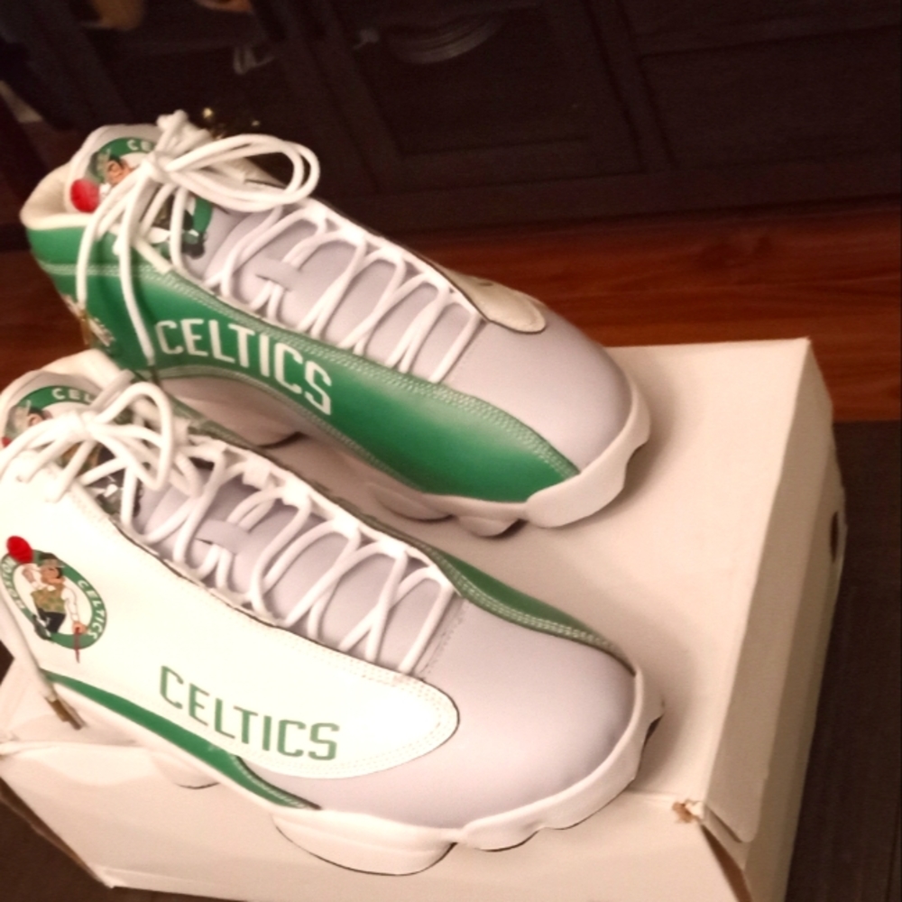 Custom Boston Celtics 13's J's